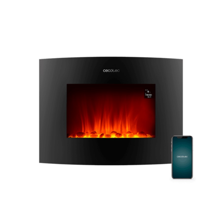 product image Cecotec Curved Electric Fireplace 2000W 