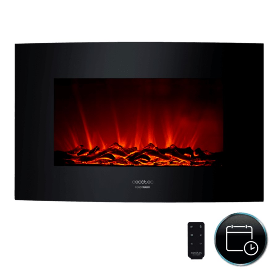 product image Cecotec Electric Fireplace Curved Flames 3500