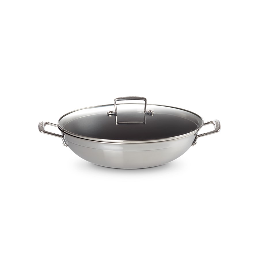product image Le Creuset Wok Non-Stick Coating & Glass Stainless Steel 30 cm