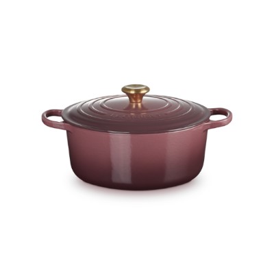 Le Creuset Round Casserole Fig 28 cm Image