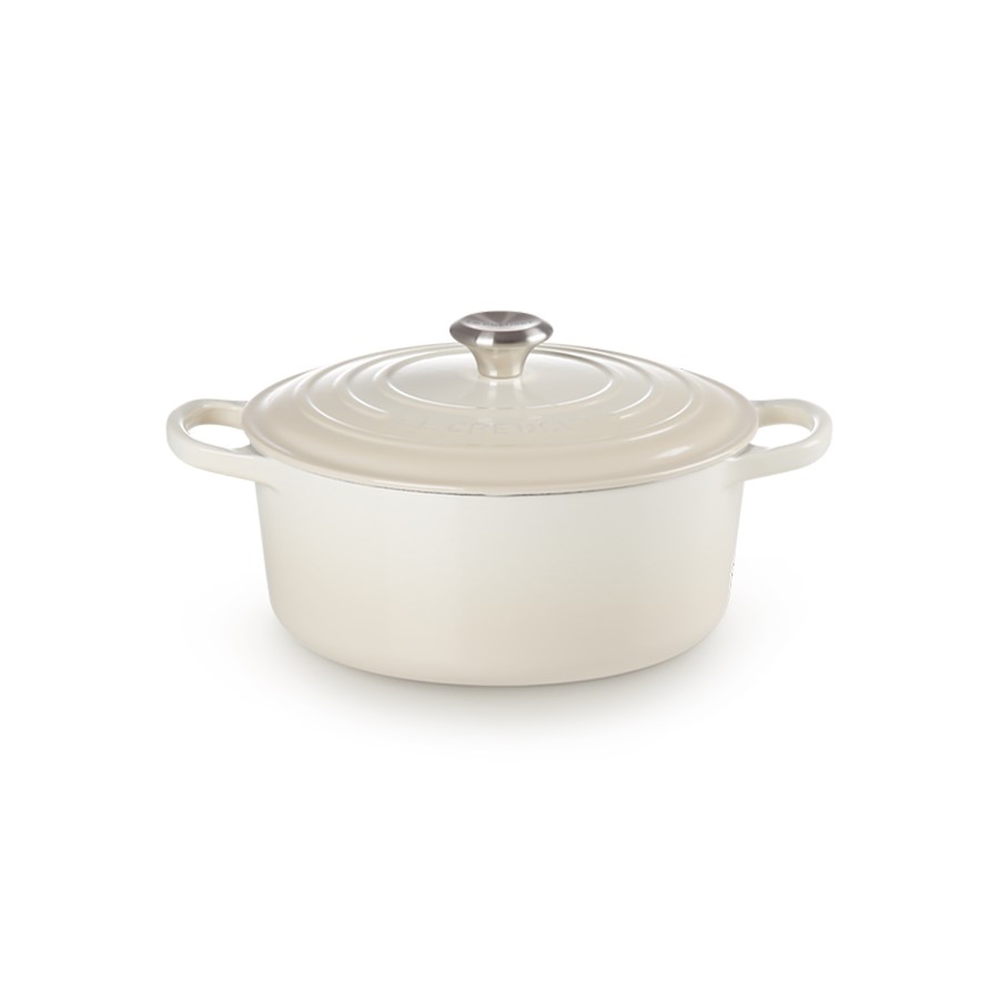 Le Creuset Round Casserole Meringue 26cm Image