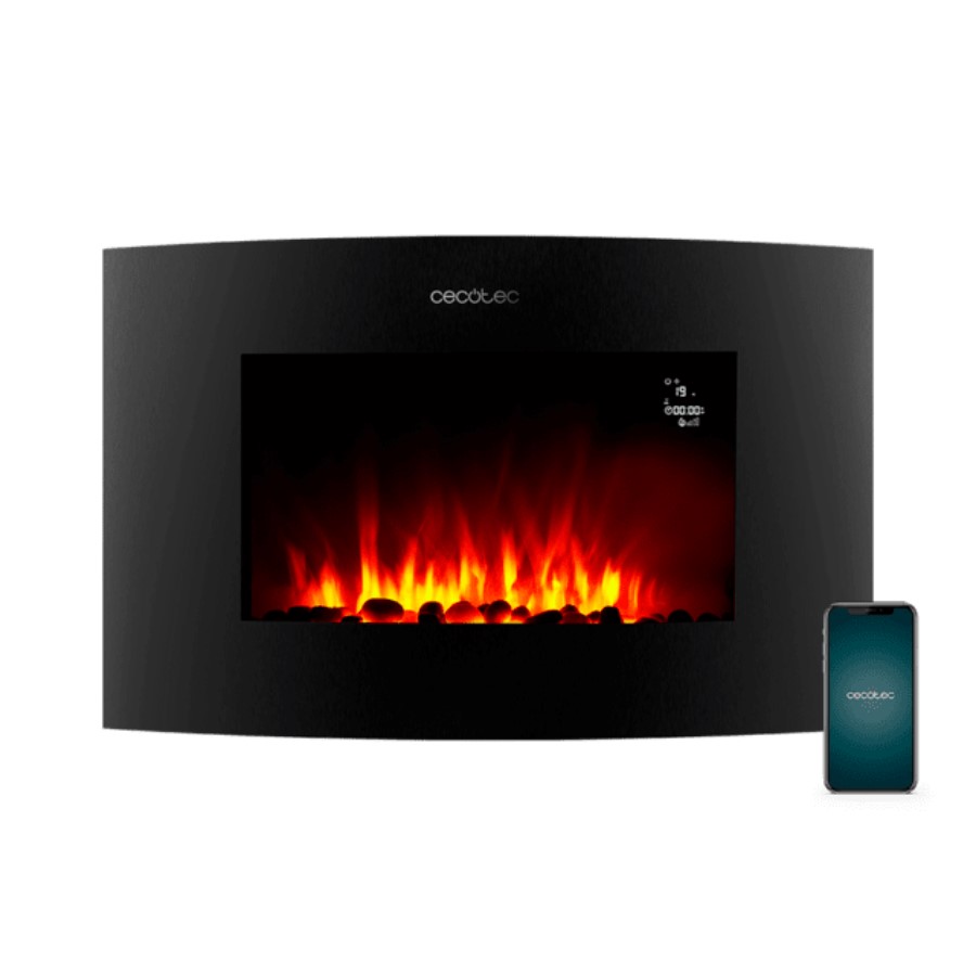 product image Cecotec Curved Electric Fireplace 3550 
