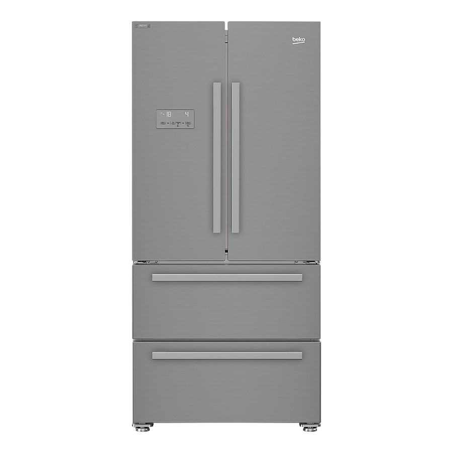 product image Beko Fridge French Drawers S/Steel H 182.5cm x W 84cm x D 74.5cm
