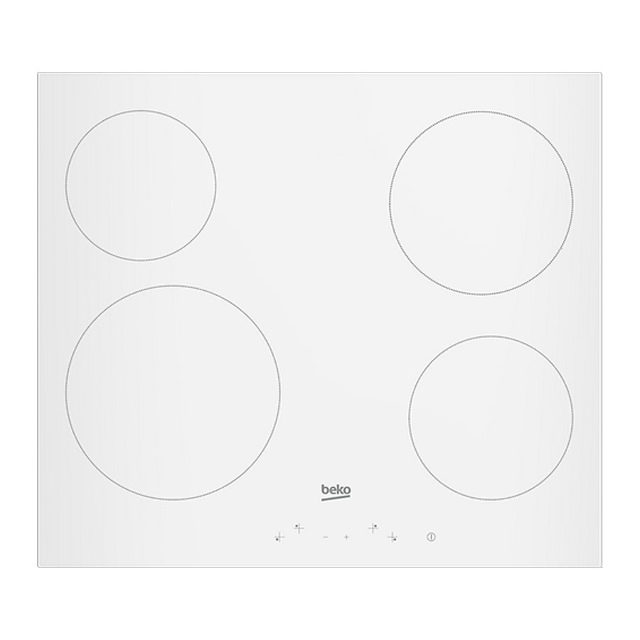 product image Beko Hob Ceramic 4 Zone White H 3.7cm x W 58cm x D 51cm
