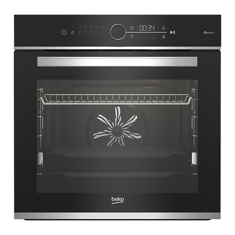 product image Beko Oven 15 Function Pyrolitic S/Steel H 59.5cm x W 59.4cm x D 56.7cm