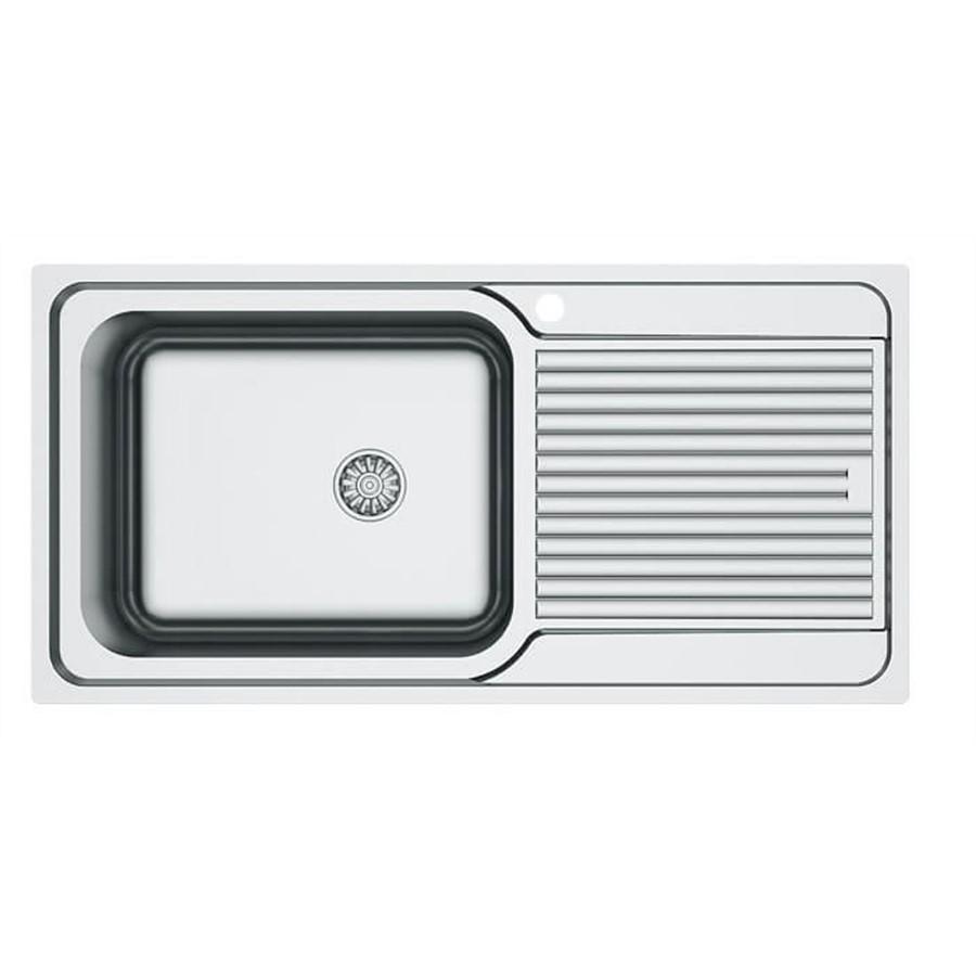 product image Asil 1 Bowl S/Steel Drain Right 50*100