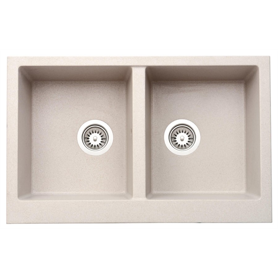 product image Asil 2 Bowl Sink 50*79 Beige - Granite 