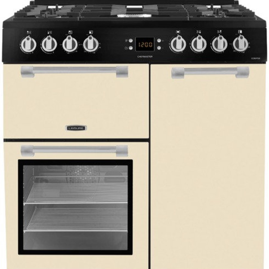 product image Leisure 90cm DualFuel Range Cooker Cream H 90cm x W 90cm x D 60cm