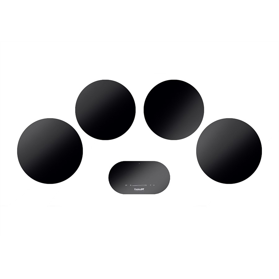 product image Foster Induction Hob Modular Black Flush|Top Mount - Ceramic Glass Black 
Modular system with free positioning on the work surface. 
Equipment 
2 x Serie Modular Induction 7361 270 
2 x Serie Modular Induction 7362 300 
1 x Touch Control Modular Induction 7368 040 
1 x Modular Induction 7369 040