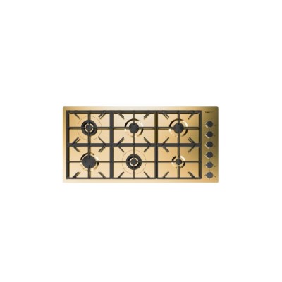 Foster Gas Cooker milano 6B Pvd Gold Image
