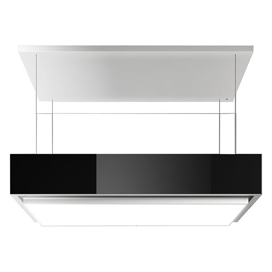 product image Falmec Levante Island Black Glass 120 cm RAL 9005 220-240V ~ 50-60Hz 600 m3/h 
With Filter