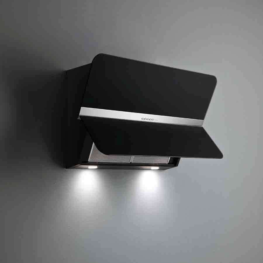 product image Falmec Hood Flipper Black Satin Glass 55 cm Ral 9005 220-240V ~ 50-60Hz 800 m3/h With Filter Falmec Pack.
