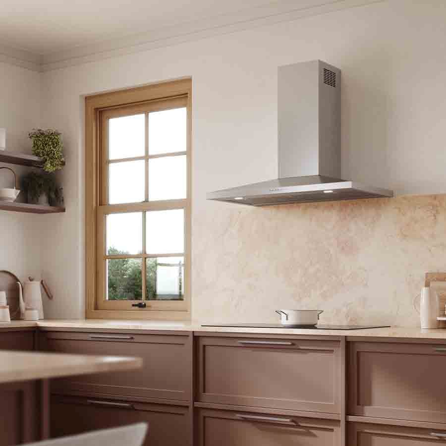 product image Falmec Hood Mizar Wall 90 cm 800 m3/h S/Steel 220-240V 50-60Hz  With Filter