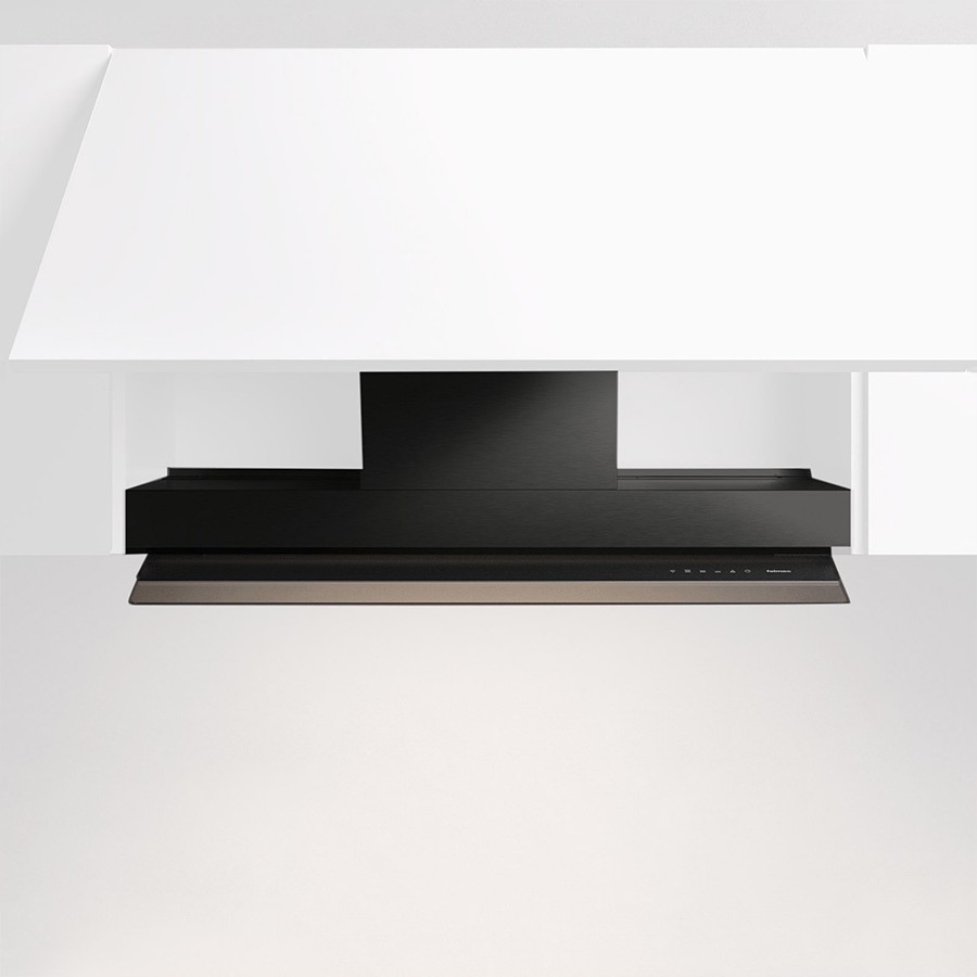 product image Falmec Hood Virgola Touch Black 75 cm 