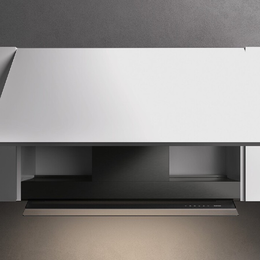 product image Falmec Hood Virgola Touch Black 90 cm 220-240V ~ 50-60Hz 800 m3/h Without Filter