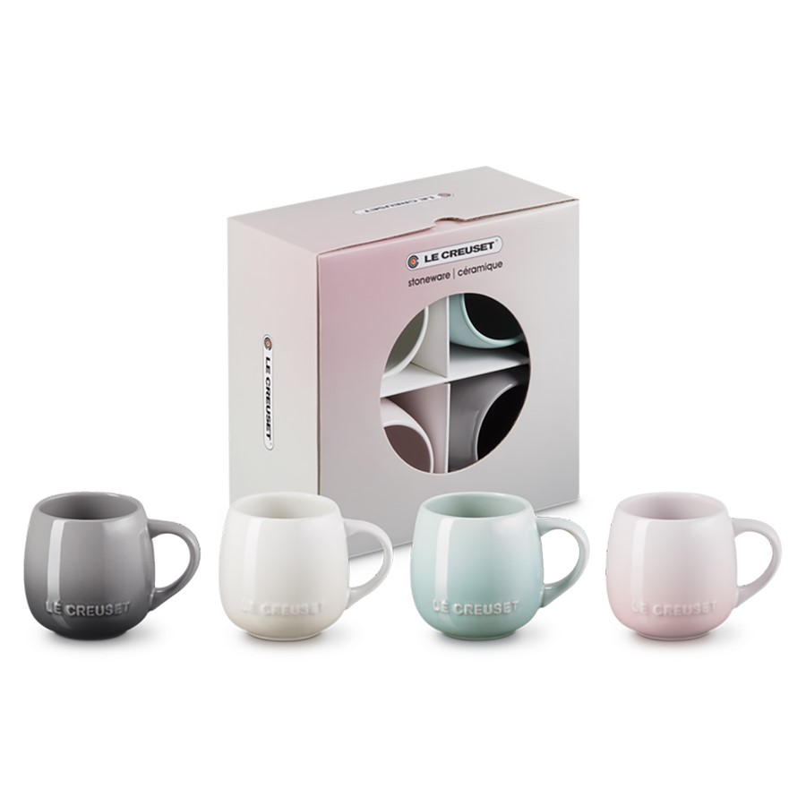 product image Le Creuset Set of 4 Sphere Mugs 320 ml Stoneware