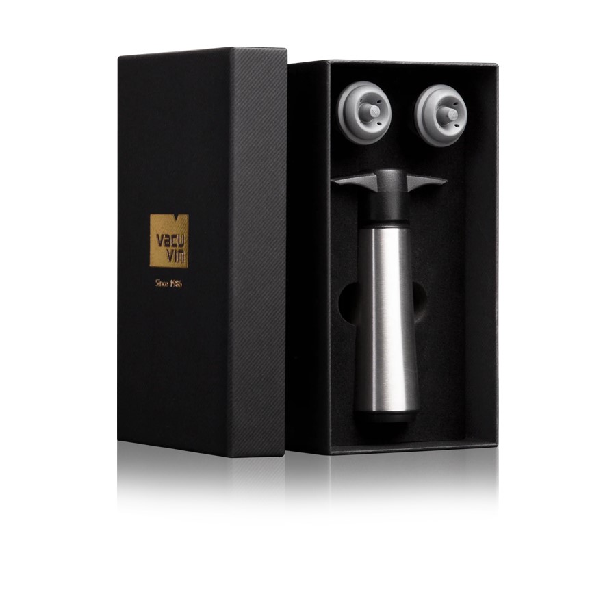 product image Vacuvin Wine Saver Stainless Steel (1 Pump, 2 Stoppers)