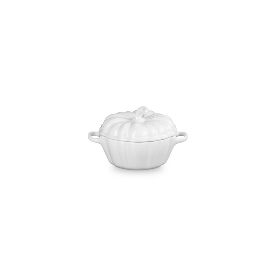 product image Le Creuset Pumpkin Cocotte White 350 ml Stoneware