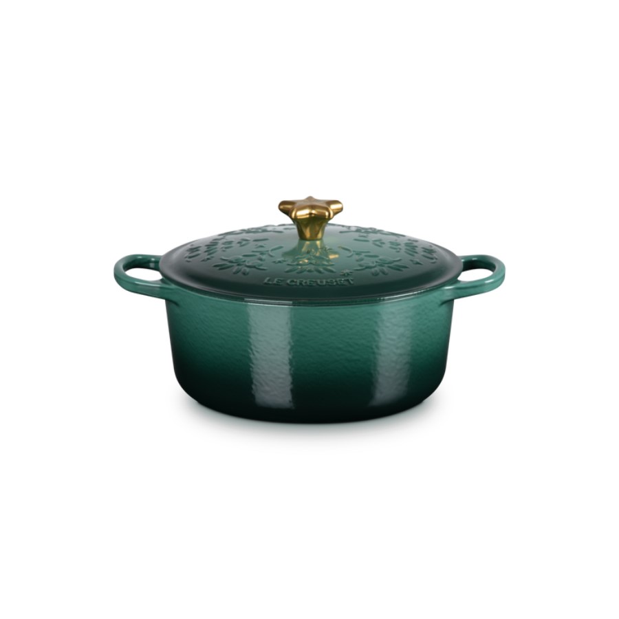 Le Creuset Noel Round Artichaut 24 cm Image