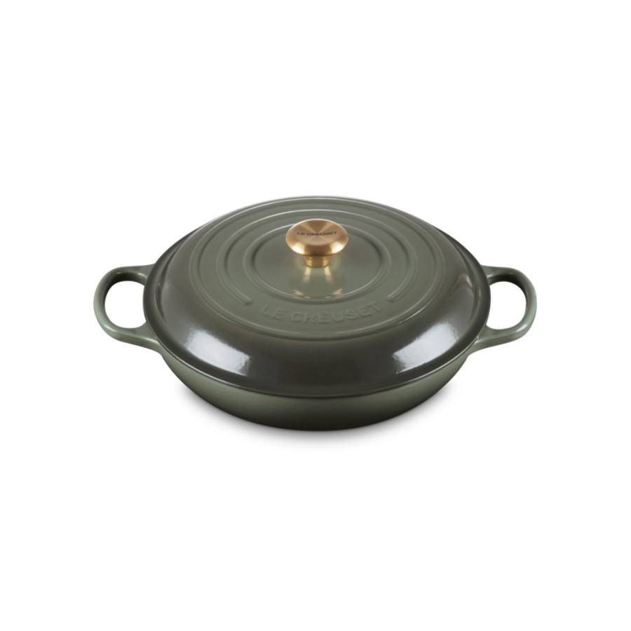 Le Creuset Shallow Casserole Thyme 30 cm Image