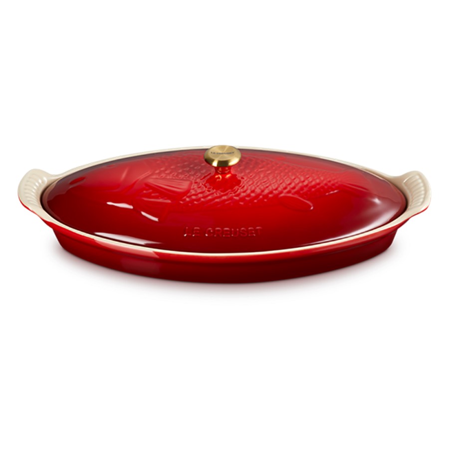 Le Creuset HeritageFishBaker Cerise 34cm Image